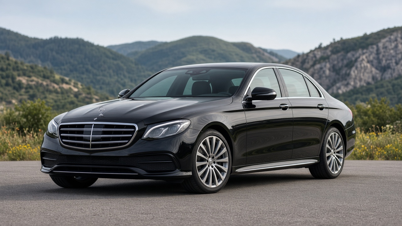 BMW 5 Series — Luxury car rental in Dehradun (illustrative image)